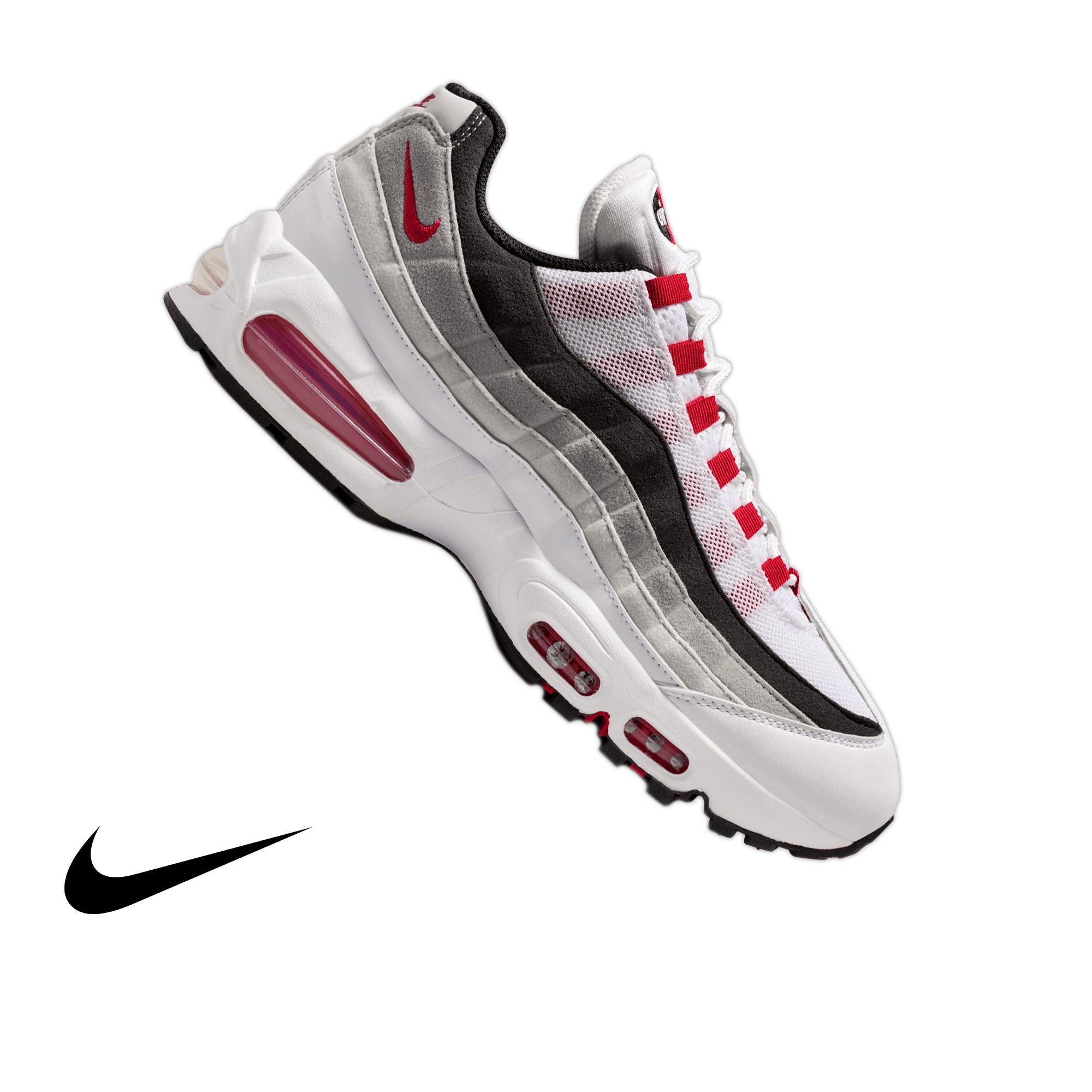 Nike Air Max 95 Big Bubble Premium "Comet Red" Men's Shoe - WHITE/COMET RED/NEUTRAL GREY